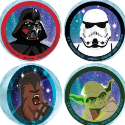 Star Wars Galaxy of Adventures Rubber Bounce Balls, 1.6in, 4ct