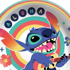Stitch Aloha Dessert Plates, 7in, 8ct - Disney Lilo & Stitch