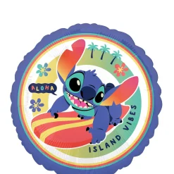 Stitch Aloha Foil Balloon, 18in
