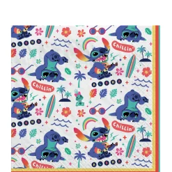 Stitch Aloha Lunch Napkins, 6.5in, 16ct - Disney Lilo & Stitch