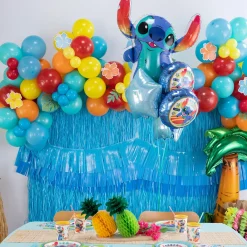 Stitch-Shaped Foil Balloon, 33in - Disney Lilo & Stitch