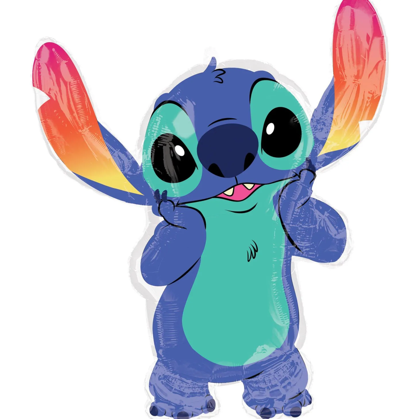 Stitch-Shaped Foil Balloon, 33in - Disney Lilo & Stitch