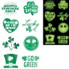St. Patrick's Day Irish Luck Glow-in-the-Dark Tattoos, 2 Sheets, 16ct