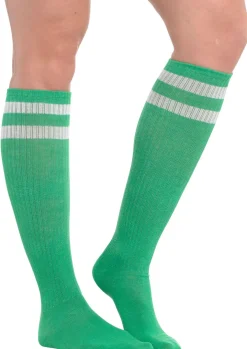 Stripe Athletic Knee-High Socks, Assorted Colors