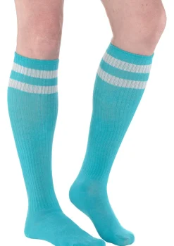 Stripe Athletic Knee-High Socks, Assorted Colors