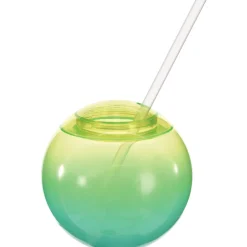 Summer Dream Blue Cup with Straw
