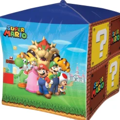 Super Mario Bros Cubez Foil Balloon, 15in
