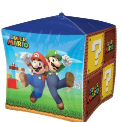 Super Mario Bros Cubez Foil Balloon, 15in