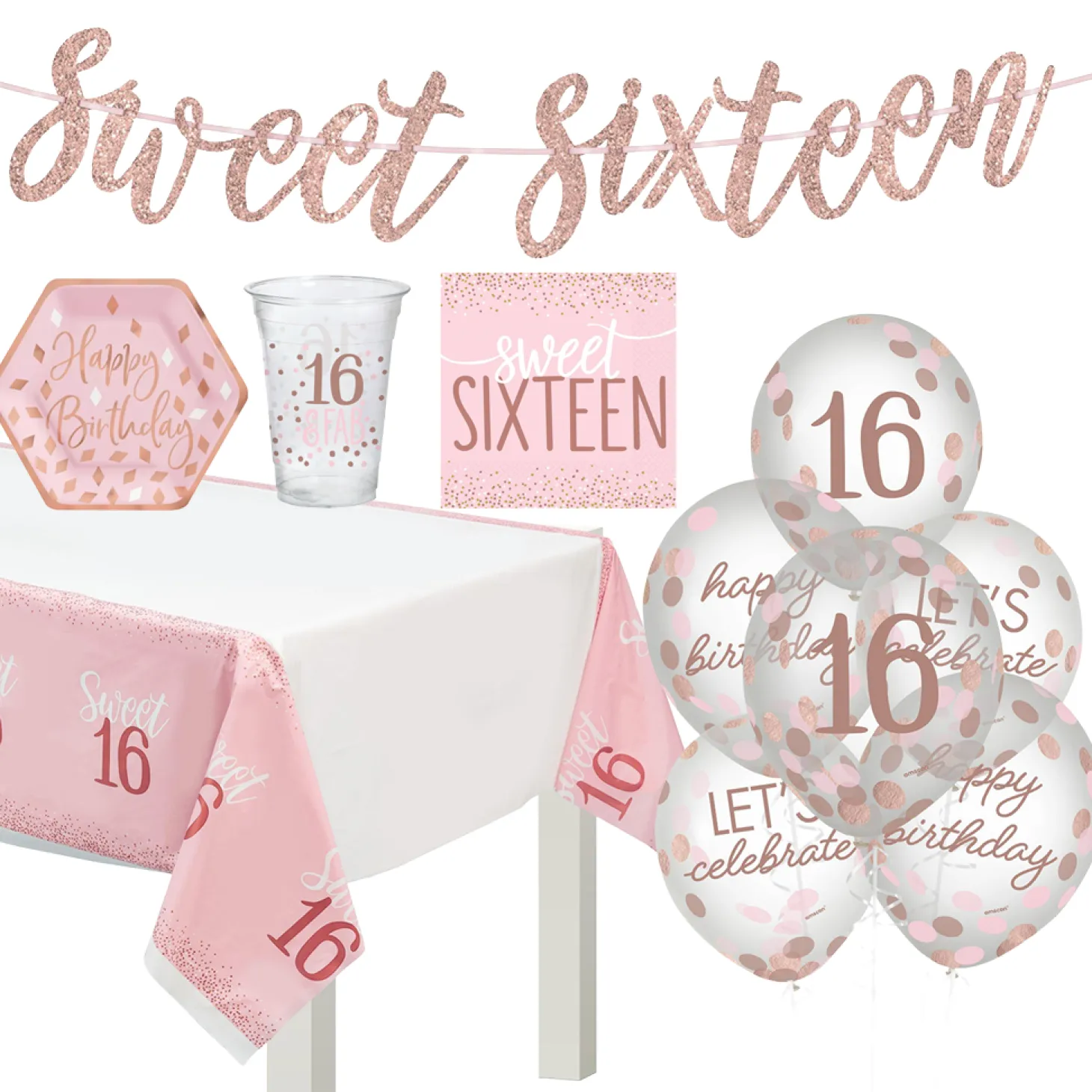 Sweet 16 Birthday Kit