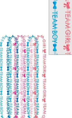 Team Boy & Team Girl Bead Necklaces 10ct
