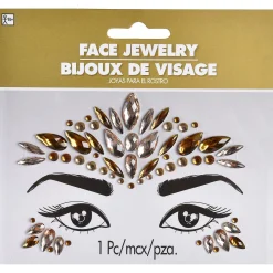 Teardrop Face Gems, Assorted Colors