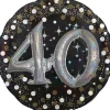40th Birthday Balloon - 3D Sparkling Celebration, 36in