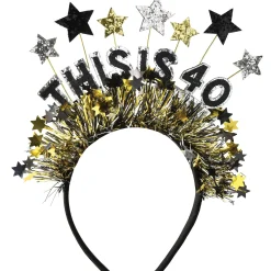 40th Birthday Headband - Sparkling Celebration