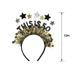 50th Birthday Headband - Sparkling Celebration