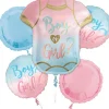The Big Reveal Foil Balloon Bouquet, 5pc