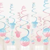 The Big Reveal Swirl Decorations, 12ct