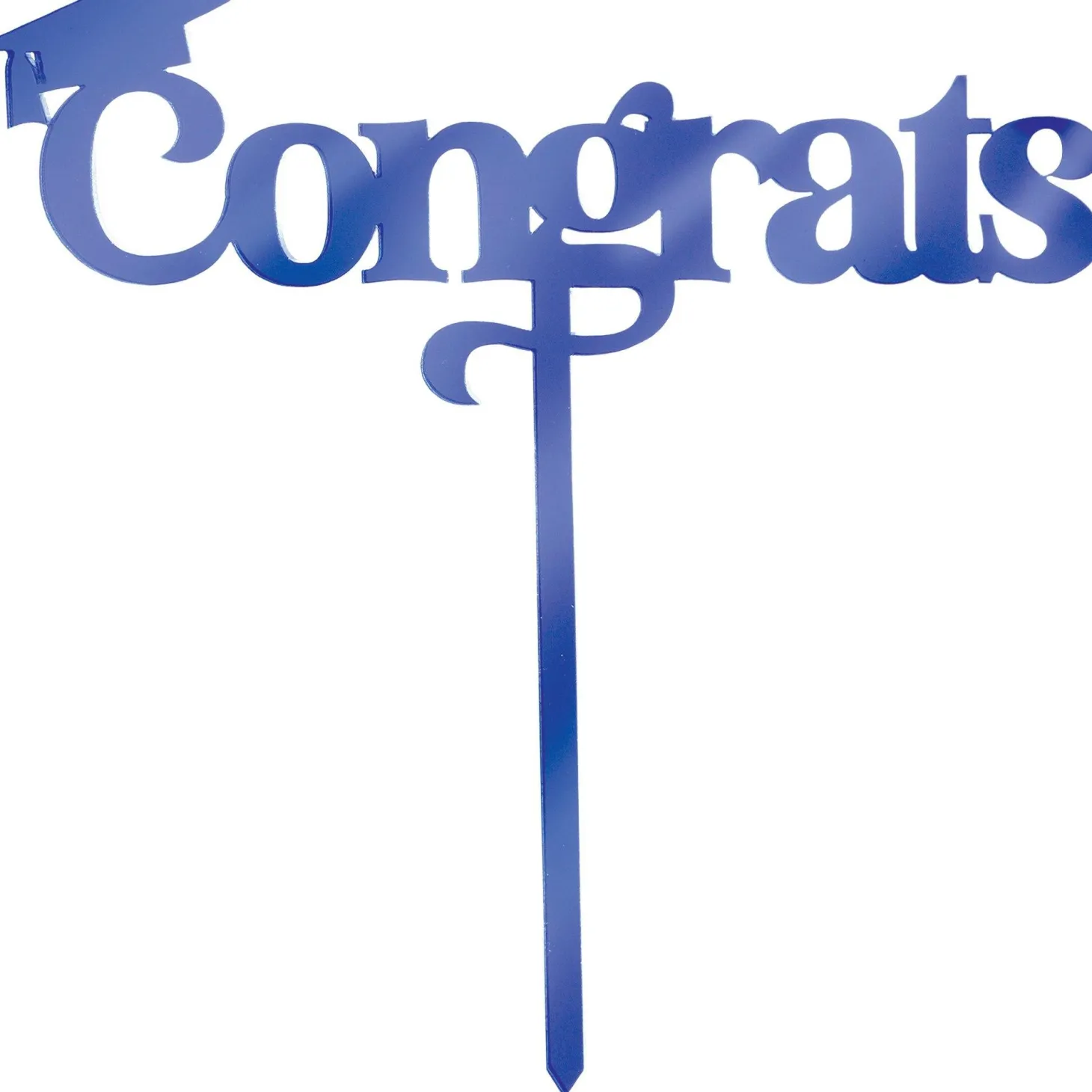 The Future Is Bright Graduation Cake Topper, 8.3in
