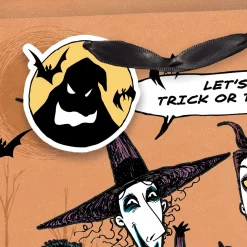 The Nightmare Before Christmas Paper Gift Bag, 7in x 9in