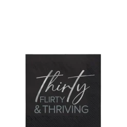 Thirty! Napkin, 16ct, Assorted Options