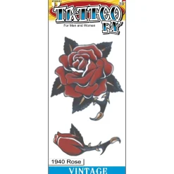Thorny Rose Tattoos, 1 Sheet