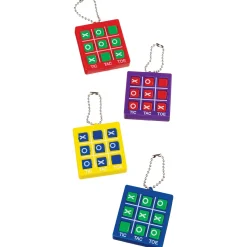 Tic Tac Toe Keychains, 8pc
