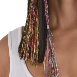Tinsel Hair Extensions, 3pc, Assorted Colors