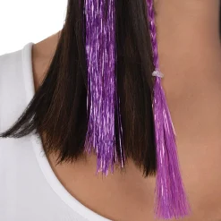 Tinsel Hair Extensions, 3pc, Assorted Colors