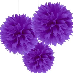 Tissue Pom Poms, 3ct, Assorted Colors