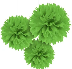 Tissue Pom Poms, 3ct, Assorted Colors