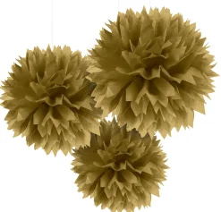 Tissue Pom Poms, 3ct, Assorted Colors
