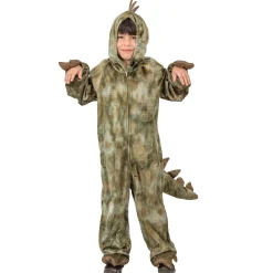 T-Rex Dinosaur Hooded Jumpsuit for Babies and Toddlers