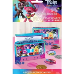 Trolls World Tour Favor Boxes 8ct