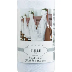 Tulle Spool, 65yd, Assorted Colors