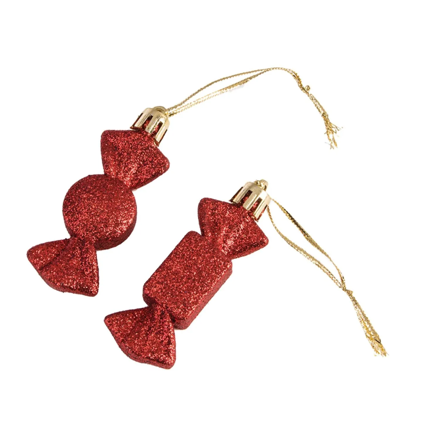 Ugly Christmas Sweater Add On Ornaments - Red, Silver and Gold