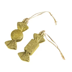 Ugly Christmas Sweater Add On Ornaments - Red, Silver and Gold
