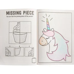 Unicorn Coloring & Activity Book