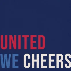 United We Cheers Paper Beverage Napkins, 5in, 16ct