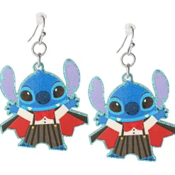 Vampire Stitch Halloween Dangle Earrings - Disney Lilo & Stitch