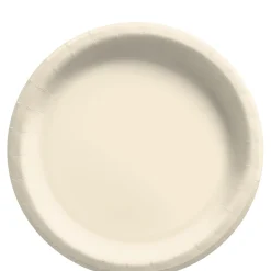 Vanilla Cream Extra Sturdy Paper Lunch Plates, 8.5in, 20ct