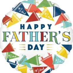 Varsity Dad Happy Father's Day Foil Balloon, 17in