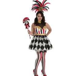 Vintage Circus Sequin & Feather Oversized Headpiece