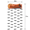 Vintage Halloween Cardstock Door Curtain, 3.25ft x 6.41ft