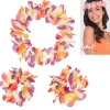 Warm Serendipity Head & Wrist Flower Lei Set 3pc