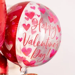 Watercolor Happy Valentine’s Day Orbz Balloon, 15in x 16in