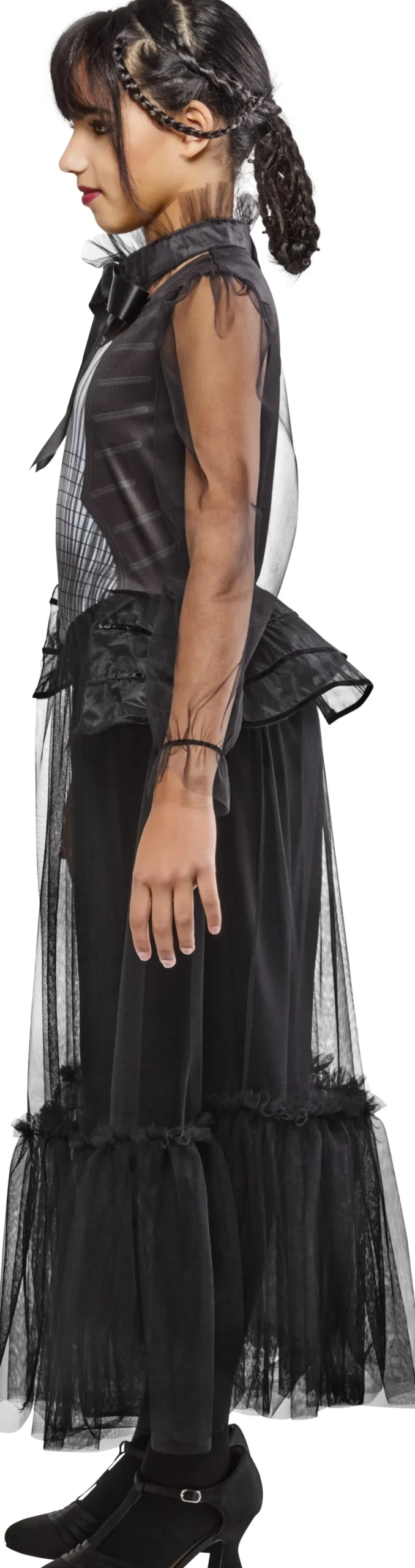 Wednesday Addams Graveyard Gala Costume Girls