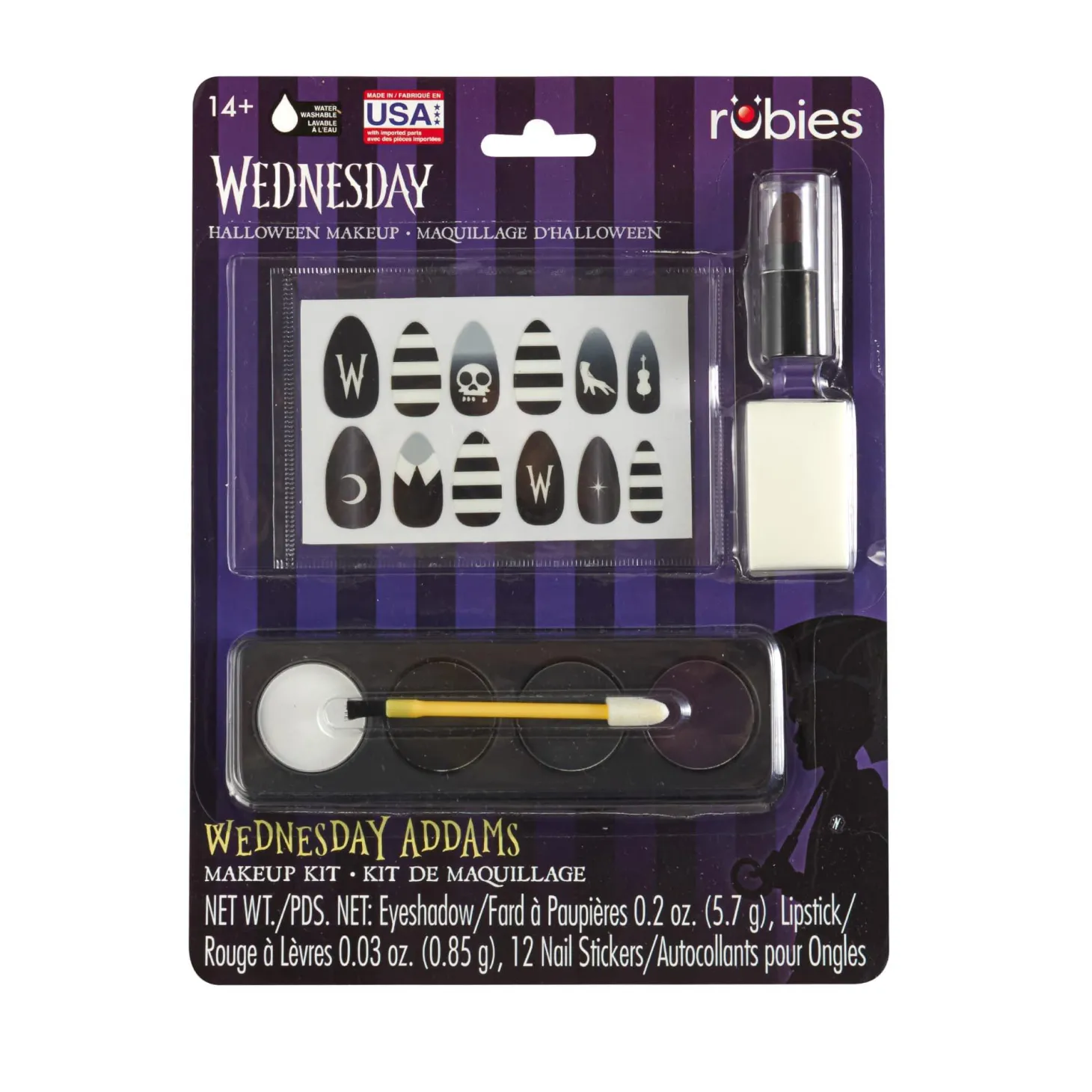 Wednesday Addams Makeup Set
