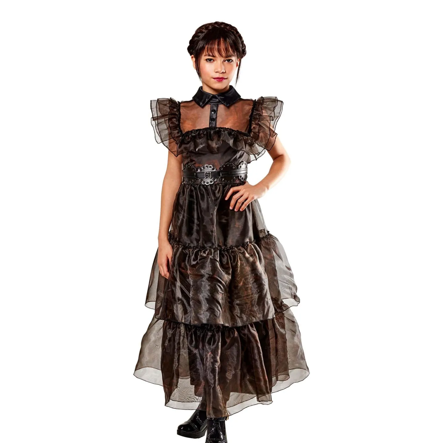 Wednesday Addams Nevermore Academy Rave'n Dance Girls' Costume