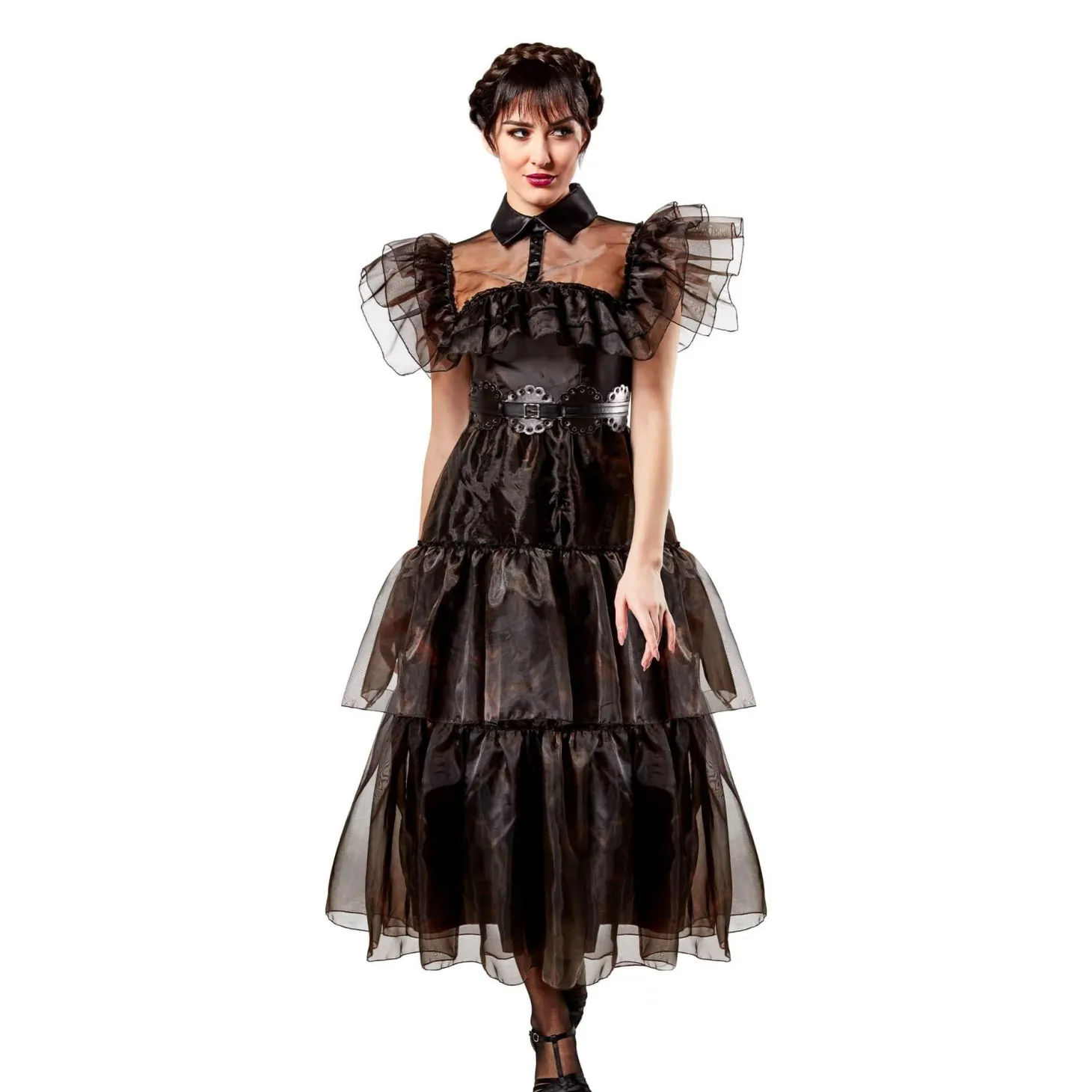 Wednesday Addams Rave’n Dance Dress – Adult Costume