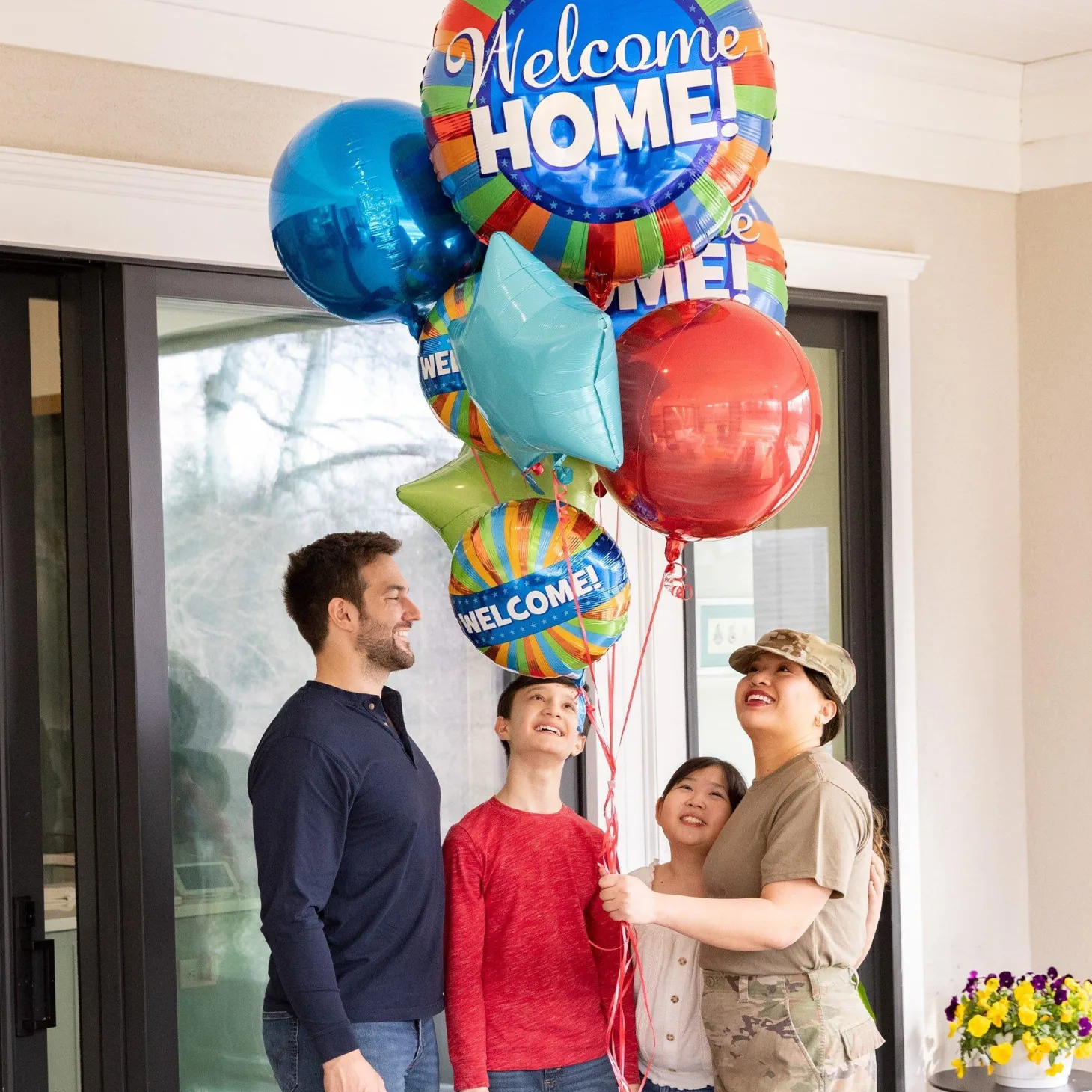 Welcome Home Blitz Foil Balloon, 32in