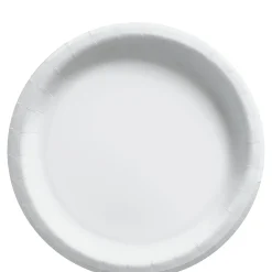 White Extra Sturdy Paper Lunch Plates, 8.5in, 150ct